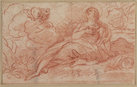 K I 072
<br/>
Maria Magdalena in landschap, in vervoering opziend
<br/>
<em>Calandrucci, Giacinto (1646-1707)</em>